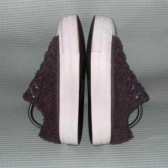 Converse Chuck Taylor All Star Platform Low Sherpa Violet Ore' Womens Size 9.5 - Picture 6 of 9